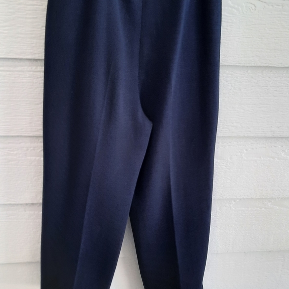 St John Basics navy knit pants - Picture 7 of 16